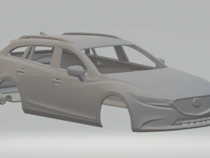 Mazda 6 wagen 3D printmodel