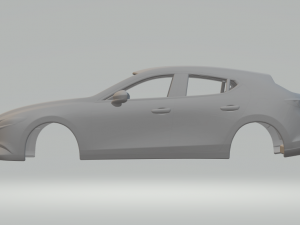 Mazda 3 hatch 2020 3D प्रिंट मॉडल