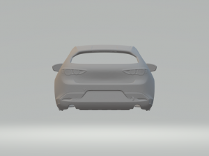Mazda 3 hatch 2020 3D प्रिंट मॉडल