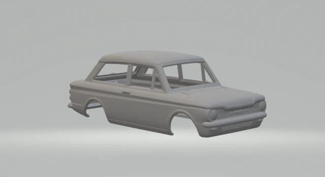 Hillman Imp 3D Print Model .c4d .max .obj .3ds .fbx .stl .blend