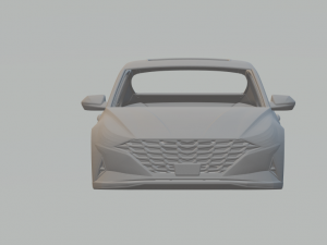 Hyundai elantra 3Dプリントモデル