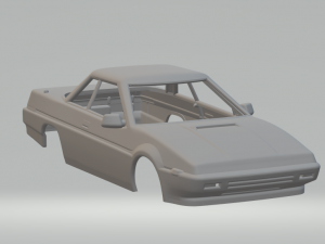 Subaru sx 1987 3Dプリントモデル