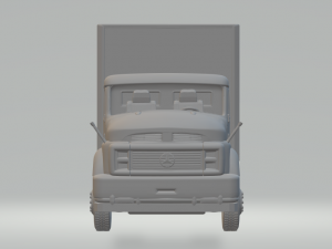 奔驰1519盒子 3D 打印模型