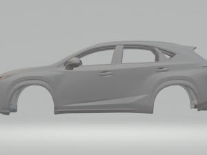 LEXUS NX 2015 3D Print Model