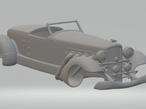 Duesenberg SJ speedster 3D Print Model