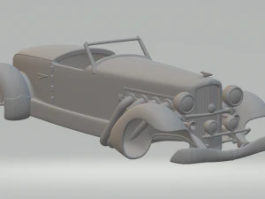 ड्यूसेनबर्ग एसजे स्पीडस्टर 3D प्रिंट मॉडल