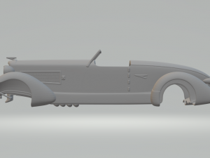 Duesenberg SJ speedster 3D Print Model