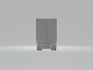 Trailer contanier 53ft 3D-printmodel