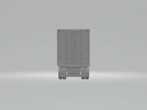 Trailer contanier 53ft 3D Print Model