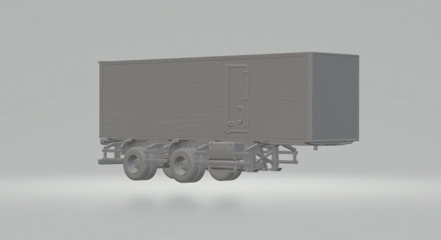 Trailer box brazil 3D Print Model .c4d .max .obj .3ds .fbx .stl .blend 