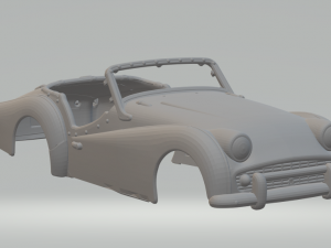 Triumph TR3B 1962 3D Print Model
