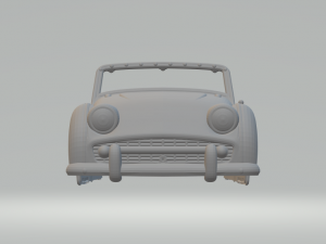 Triumph TR3B 1962 Modelo de Impressão 3D