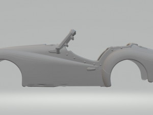 Triumph TR3B 1962 Modelo de Impressão 3D