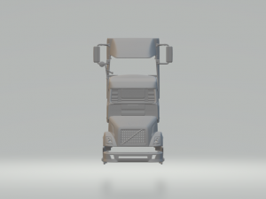 Volvo VAH 630 cabin Model Cetak 3D