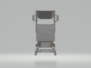 Volvo VAH 630 cabin Model Cetak 3D