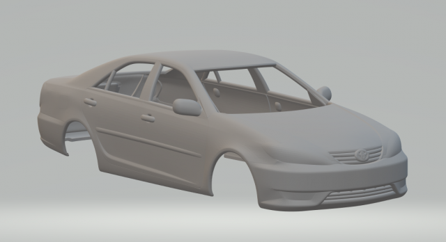 Toyota camry Model Cetak 3D .c4d .max .obj .3ds .fbx .stl .blend 
