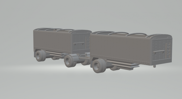 Trailer double wilson v3 3D Print Model .c4d .max .obj .3ds .fbx .stl .blend 