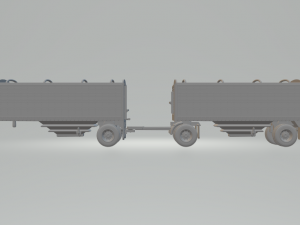 Trailer double wilson v3 3D Print Model