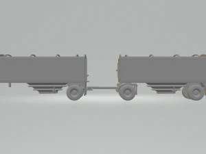 Trailer double wilson v3 3D Print Model