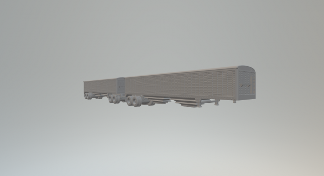 Trailer double wilson v4 closed 3D-printmodel .c4d .max .obj .3ds .fbx .stl .blend 