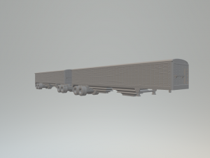Trailer double wilson v4 closed 3Dプリントモデル