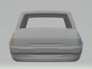 Fiesta mk2 hatch 3D-printmodel