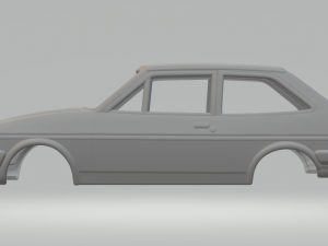 Fiesta mk2 hatch 3D-printmodel