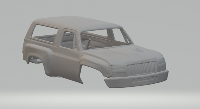 Chevrolet blazer custom Modello di stampa 3D .c4d .max .obj .3ds .fbx .stl .blend
