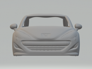 PEUGEOT rcz 3Dプリントモデル