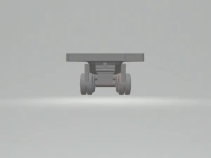 Trailer contanier 53ft 3D Print Model