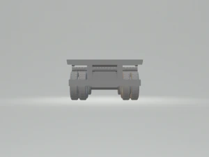 Trailer contanier 53ft 3D Print Model