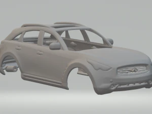 Infiniti fx50 2008 3D printmodel