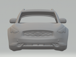 Infiniti fx 50 2008 3D Baskı Modeli