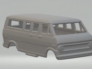 E-series Mk2 Econoline Club Wagon 1971 3D Print Model
