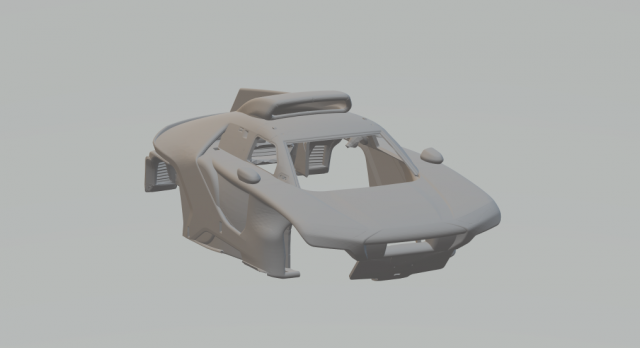 Audi RS Q e-tron 3D Baskı Modeli .c4d .max .obj .3ds .fbx .stl .blend