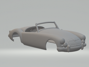 MG MGA Roadster 3D Print Model