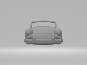 MG MGA Roadster Model Cetak 3D