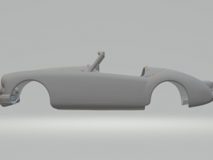 MG MGA Roadster Model Cetak 3D