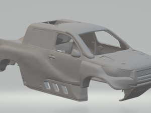 Toyota hilux rally dakar 2020 3Dプリントモデル