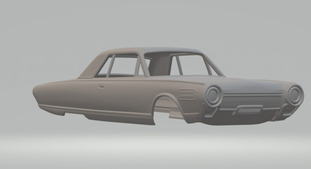 Chrysler Turbine 3D Принт Модель .c4d .max .obj .3ds .fbx .stl .blend 