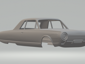 Chrysler Turbine 3D Print Model