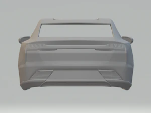 बीवाईडी हान ईवी 3D प्रिंट मॉडल