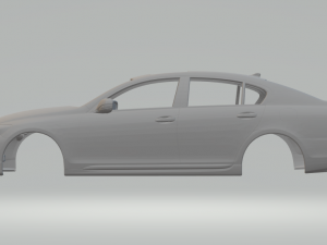 Lexus GS 2007 - 2012 Model do druku 3D