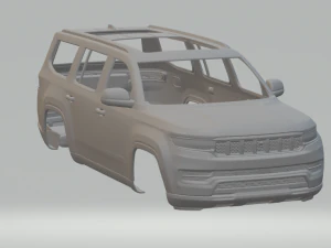 Jeep wagenrijder 3D printmodel