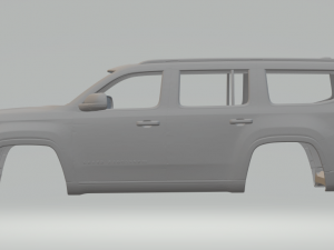 Jeep wangoner 3D Baskı Modeli