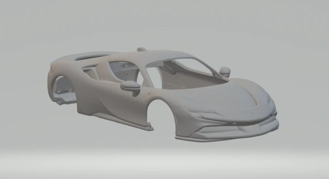 Ferrari sf90 stradale 20 3D Print Model .c4d .max .obj .3ds .fbx .stl .blend
