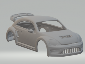 Volkswagen beetle rallycross 3D Print Model