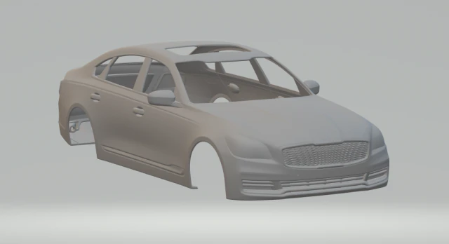 Kia k900 3D Print Model .c4d .max .obj .3ds .fbx .stl .blend 