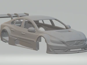 Volvo s60 raceauto 3D printmodel