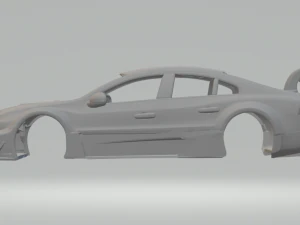 Volvo s60 race car 3D Print Model